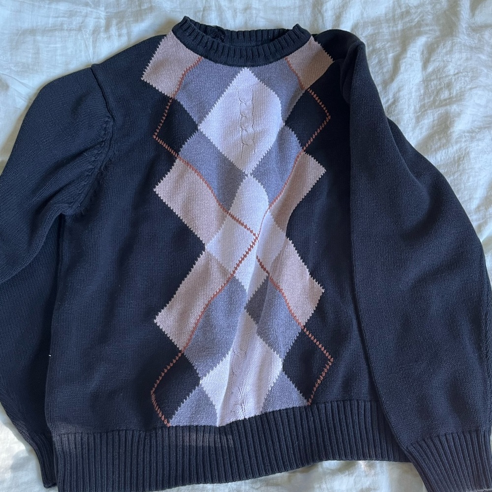 thick knitted sweater